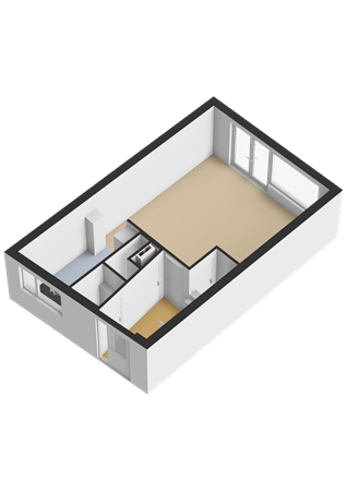 Floorplan - Truffautstraat 58, 1325 PT Almere