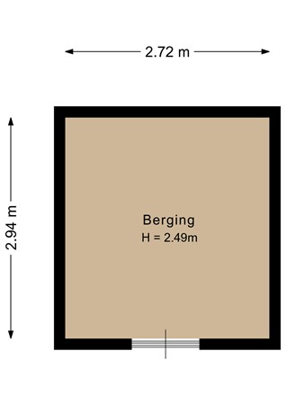 Floorplan - Truffautstraat 58, 1325 PT Almere