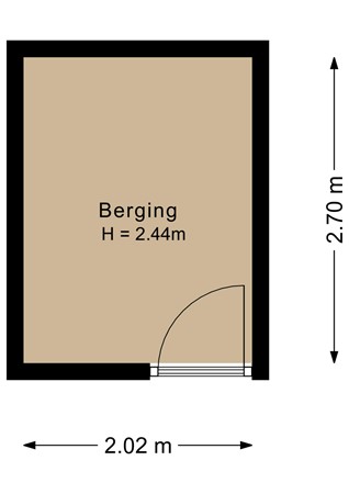 Floorplan - Pastelstraat 35, 1339 JE Almere