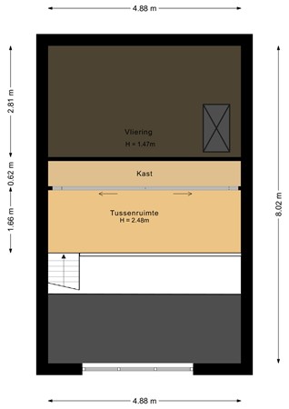 Floorplan - Februaristraat 95, 1335 AN Almere