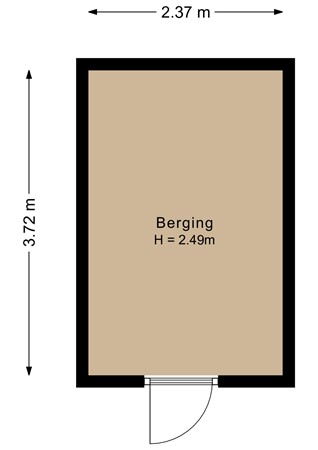 Floorplan - Februaristraat 95, 1335 AN Almere