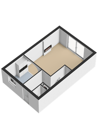Floorplan - Buntgrasstraat 8, 1313 CJ Almere