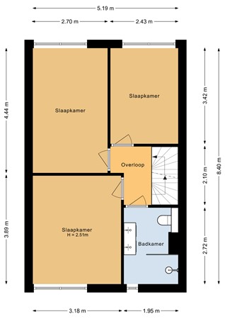 Floorplan - Buntgrasstraat 8, 1313 CJ Almere
