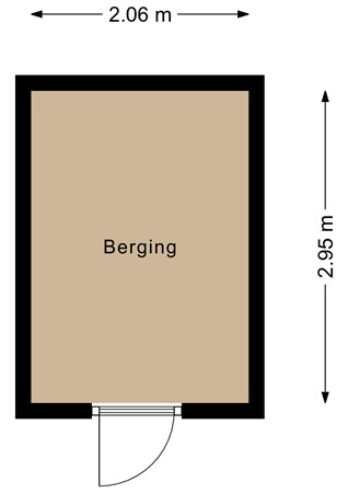 Floorplan - Buntgrasstraat 8, 1313 CJ Almere