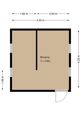 Floorplan - Giek 20, 1319 BN Almere