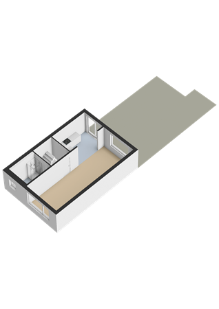 Floorplan - Piet Smitstraat 17a, 1602 VA Enkhuizen