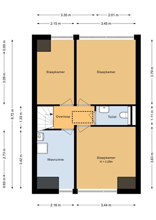 Floorplan - Piet Smitstraat 17a, 1602 VA Enkhuizen