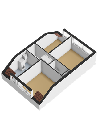 Floorplan - Piet Smitstraat 17a, 1602 VA Enkhuizen