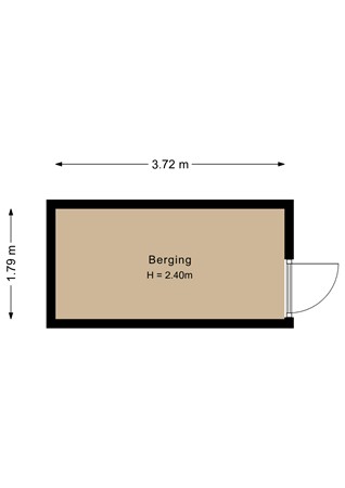 Floorplan - Schildmeerstraat 7, 1317 BE Almere