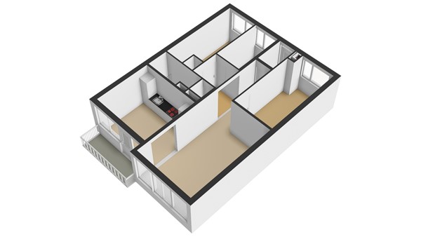 Floorplan - Postjesweg 395, 1062 JT Amsterdam