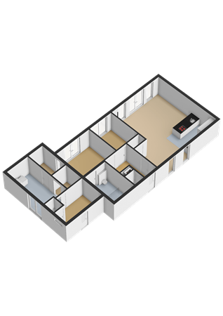 Floorplan - Amaroqweg 87, 1349 JD Almere