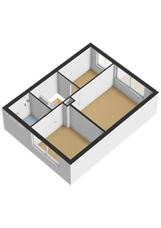 Floorplan - Meeuwenlaan 58, 1602 ND Enkhuizen