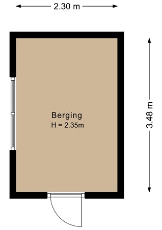 Floorplan - Wogmeerstraat, 1135 JL Edam