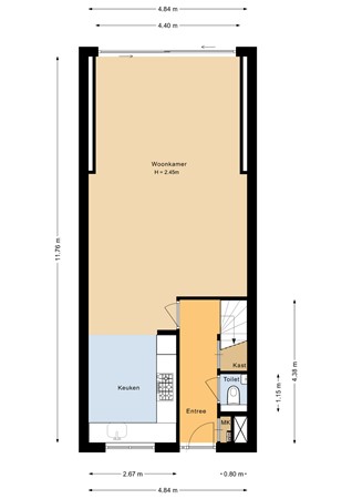 Floorplan - Siennastraat, 1339 CW Almere