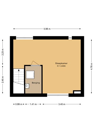 Floorplan - Spitsbergen 79, 1339 SK Almere