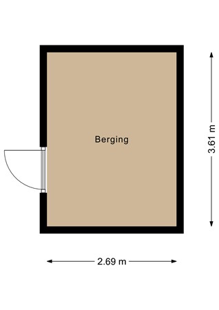 Floorplan - Spitsbergen 79, 1339 SK Almere
