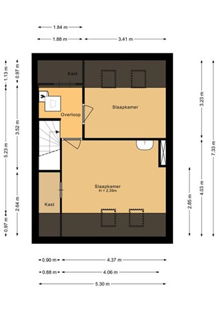 Floorplan - Stadswerf 81, 1354 CH Almere