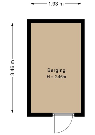 Floorplan - Jan van Goyenstraat 83, 1318 RC Almere
