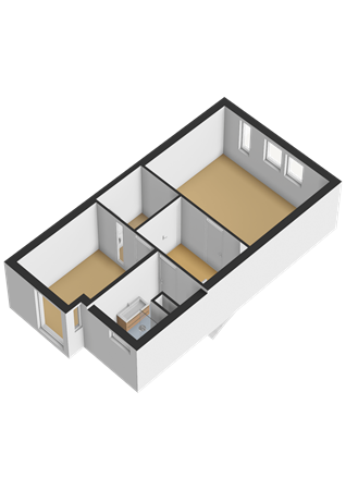Floorplan - Jan van Goyenstraat 83, 1318 RC Almere