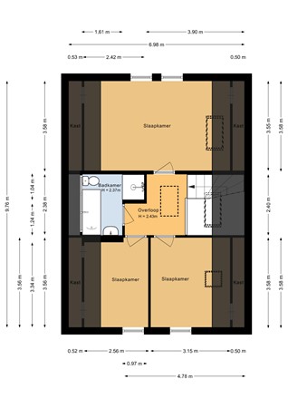 Floorplan - Schaakveld 11, 1359 HK Almere