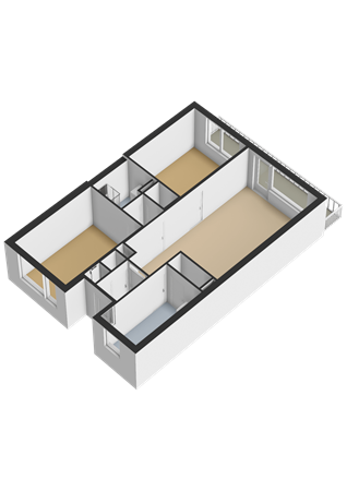 Floorplan - Leidenstraat 50, 1324 VN Almere