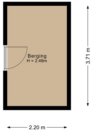 Floorplan - Langshof 126, 1353 GN Almere