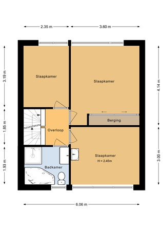 Floorplan - Wulpenlaan 14, 1602 PR Enkhuizen