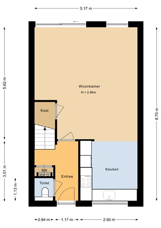 Floorplan - Houttuin 22, 1602 HD Enkhuizen