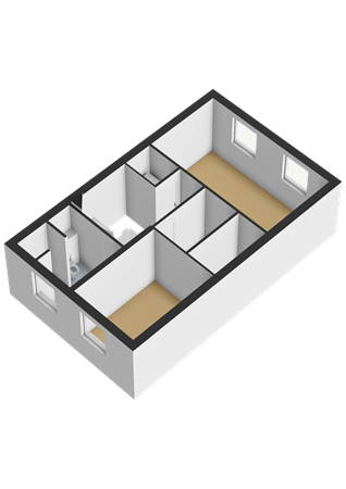 Floorplan - Mazureplantsoen 13, 1336 CV Almere