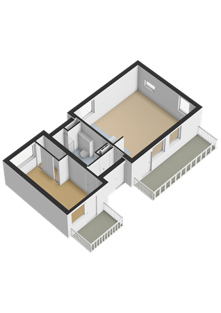 Floorplan - Laurence Olivierstraat 23a, 1325 KC Almere