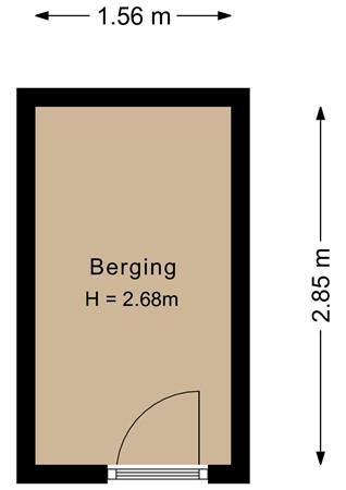 Floorplan - Urkwal 36, 1324 HN Almere