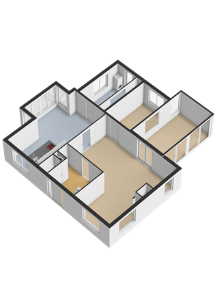 Floorplan - Jakobsstaf 14, 1319 DL Almere