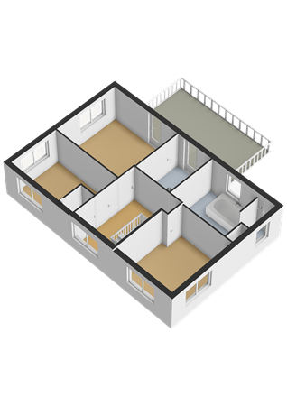 Floorplan - Jakobsstaf 14, 1319 DL Almere