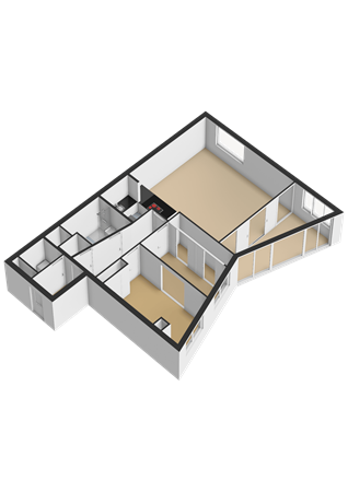 Floorplan - Boomgaardweg 129, 1326 CW Almere
