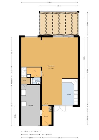 Floorplan - Willem Bontekoestraat 5, 1335 NA Almere