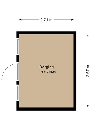Floorplan - Willem Bontekoestraat 5, 1335 NA Almere