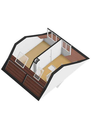 Floorplan - Marjoleinstraat 27, 1314 JP Almere