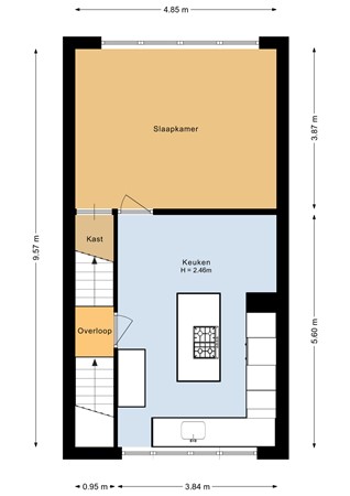Floorplan - Laan der V.O.C. 224, 1335 RX Almere