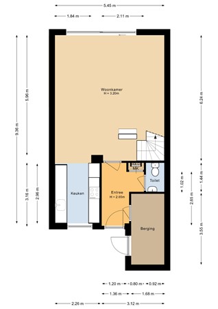 Floorplan - Rataplanstraat 22, 1336 ML Almere