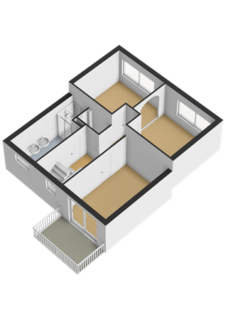 Floorplan - Euphoniumweg 8, 1312 XJ Almere