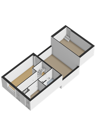 Floorplan - James Stewartstraat 9, 1325 JA Almere