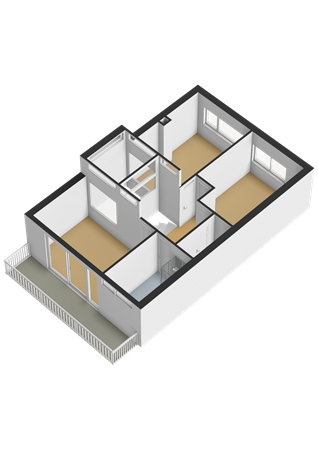 Floorplan - James Stewartstraat 9, 1325 JA Almere