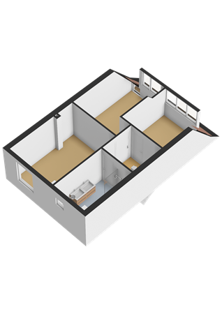 Floorplan - Waalstraat 55, 1316 ES Almere