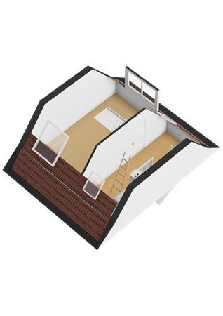 Floorplan - Waalstraat 55, 1316 ES Almere