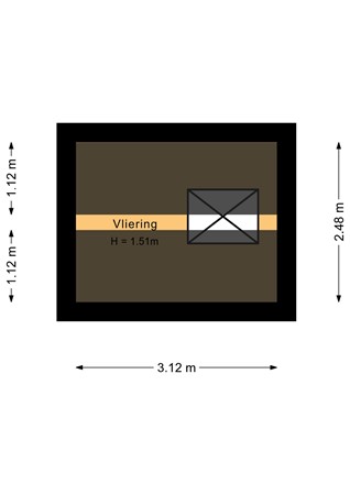 Floorplan - Waalstraat 55, 1316 ES Almere