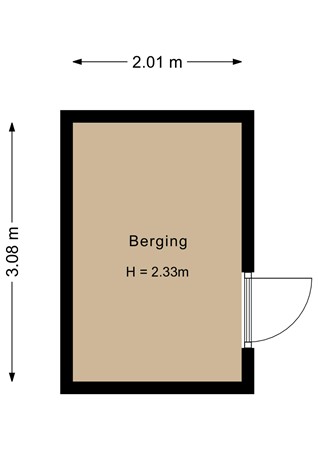 Floorplan - Waalstraat 55, 1316 ES Almere