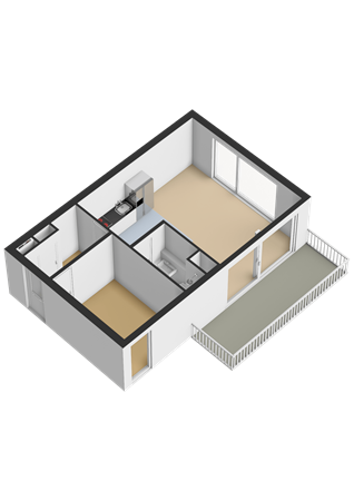 Floorplan - Makelaarstraat 4B, 1315 JK Almere