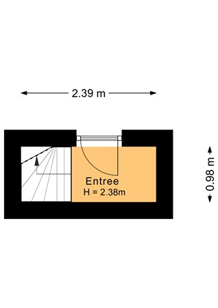 Floorplan - Zijpe 27C, 8244 BV Lelystad