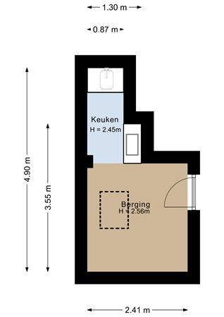 Floorplan - Zijpe 27C, 8244 BV Lelystad