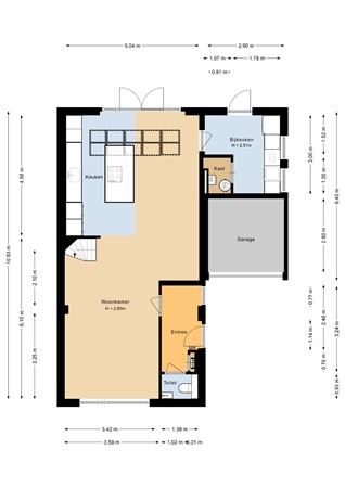 Floorplan - Nanne Jansz. Grootstraat 47, 1619 KH Andijk